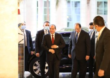 Al-Sissi arrive à l’iftar de la famille égyptienne