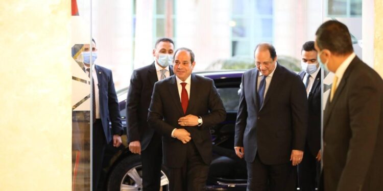 Al-Sissi arrive à l'iftar de la famille égyptienne 1 - Le Progrès Egyptien