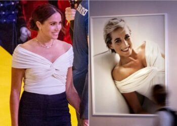 Meghan Markle, un body assurément inspiré d’un look de la princesse Diana
