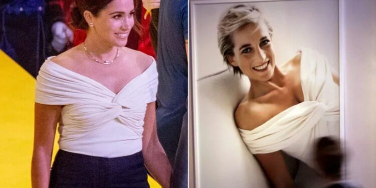 Meghan Markle, un body assurément inspiré d’un look de la princesse Diana 1 - Le Progrès Egyptien