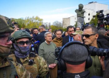 Ukraine : Guterres en visite à Kiev