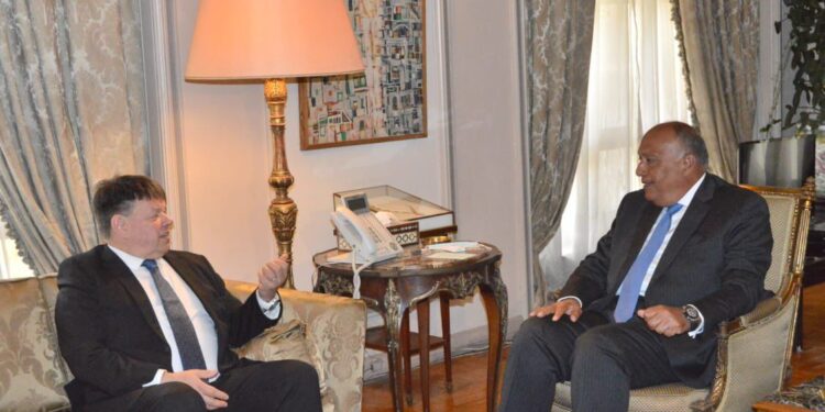 Le ministre des AE s'entretient avec le SG de l'OMM 2 - Le Progrès Egyptien Le ministre des AE s'entretient avec le SG de l'OMM 1 - Le Progrès Egyptien