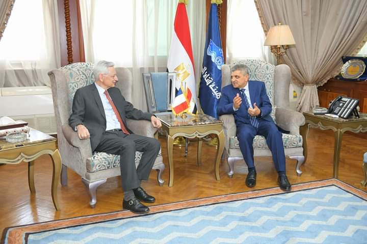 Canal de Suez : Coopération avec la France 2 - Le Progrès Egyptien Canal de Suez : Coopération avec la France 1 - Le Progrès Egyptien