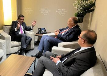 Choucri examine avec Schinás à Davos les relations Egypte-UE