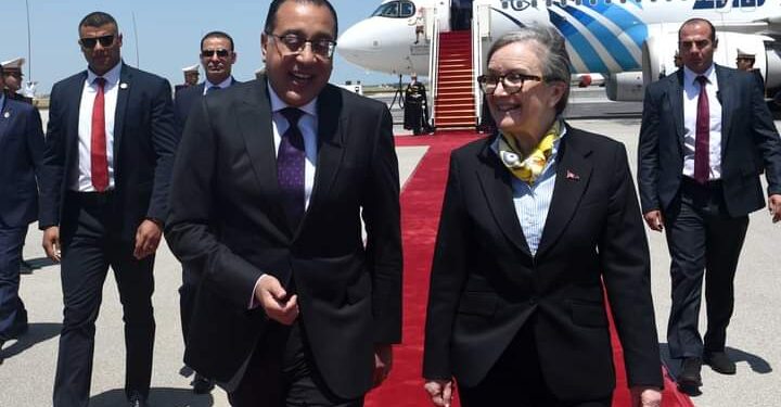 Madbouli arrive à l'aéroport de Carthage 1 - Le Progrès Egyptien
