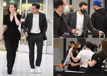 Kit Harington et Rose Leslie, duo plein d’élégance… à l’aéroport