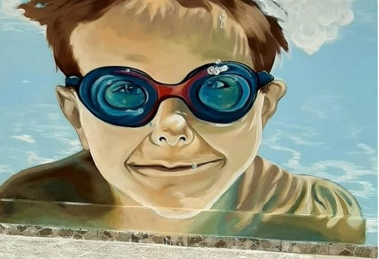 “Maha” dessine la joie sur les murs d’Assouan 2 - Le Progrès Egyptien “Maha” dessine la joie sur les murs d’Assouan 1 - Le Progrès Egyptien