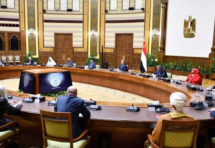 Le Président Al-Sissi reçoit les ministres arabes de la Jeunesse et des Sports