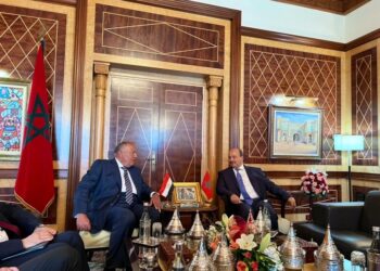 Choucri s’entretient avec le président de la chambre marocaine des conseillers