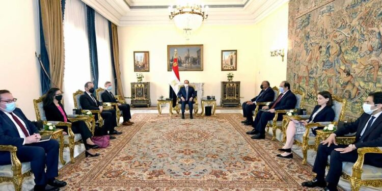 Le Président Al-Sissi reçoit le conseiller américain à la sécurité nationale 1 - Le Progrès Egyptien