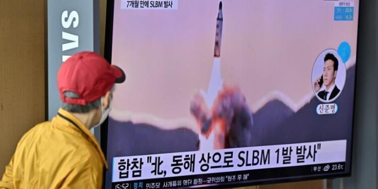 Pyongyang tire un missile balistique, Washington s’attend à un essai nucléaire 1 - Le Progrès Egyptien