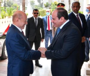 Le Président Al-Sissi reçoit le président du Conseil présidentiel yéménite (Photos) 1 - Le Progrès Egyptien