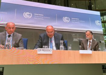 Choucri préside une réunion de la délégation égyptienne participant aux réunions des deux organes de négociation de la CCNUCC