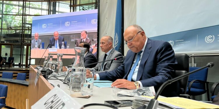 Choucri rencontre des chefs des groupes de négociation sur le climat 2 - Le Progrès Egyptien Choucri rencontre des chefs des groupes de négociation sur le climat 1 - Le Progrès Egyptien