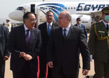 Madbouli arrive en Algérie pour lancer la 8e session du haut comité mixte