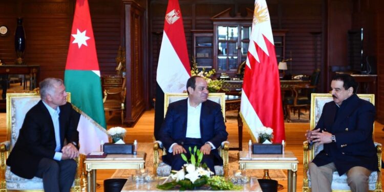 Al-Sissi reçoit le roi Abdallah II ben Al-Hussein 1 - Le Progrès Egyptien