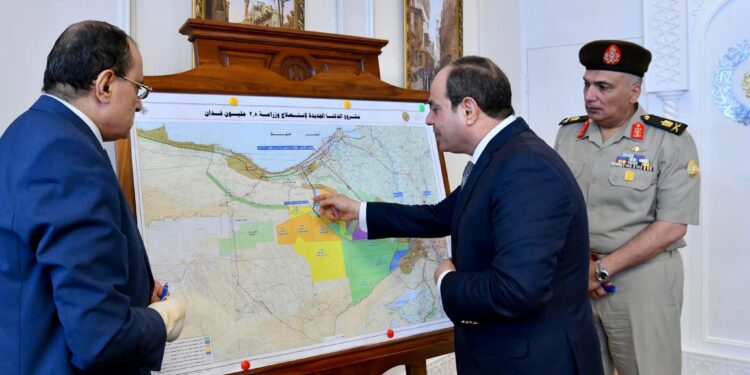Al-Sissi: Promouvoir la bonification agricole dans le projet du "Nouveau Delta" 2 - Le Progrès Egyptien Al-Sissi: Promouvoir la bonification agricole dans le projet du "Nouveau Delta" 1 - Le Progrès Egyptien