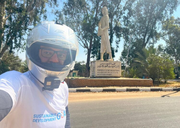 L’aventurier Ali Abdo lance l’initiative “Voyage vers la COP27”