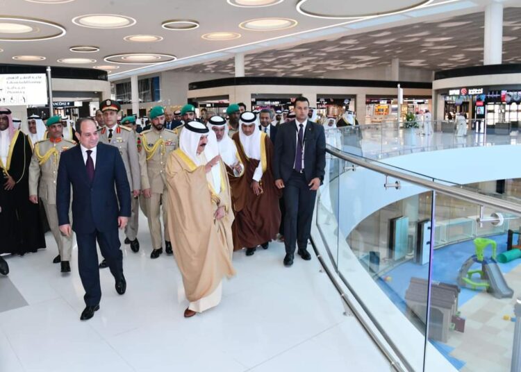 Al-Sissi à l’ouverture du bâtiment de l’aéroport international de Bahreïn (Photos)