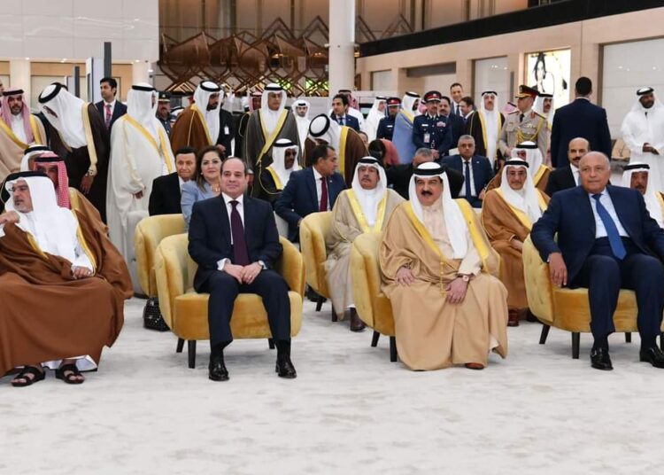 Al-Sissi à l’ouverture du bâtiment de l’aéroport international de Bahreïn (Photos)