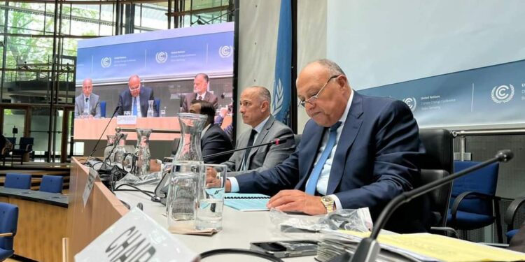 Le ministre des Affaires étrangères passe en revue les priorités de la présidence égyptienne de la COP27 1 - Le Progrès Egyptien