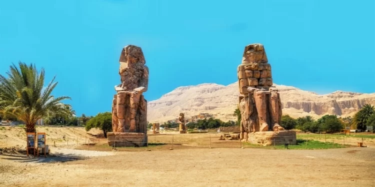 Les deux statues de Memnon 1 - Le Progrès Egyptien