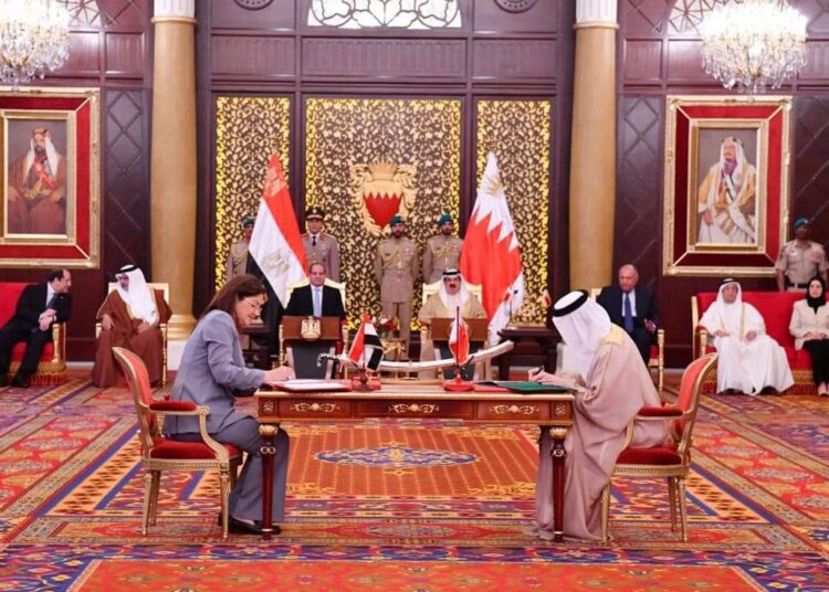 La visite du Président Abdel-Fattah Al-Sissi à Manama en photos