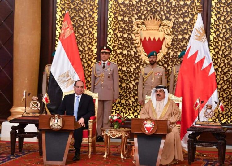 La visite du Président Abdel-Fattah Al-Sissi à Manama en photos