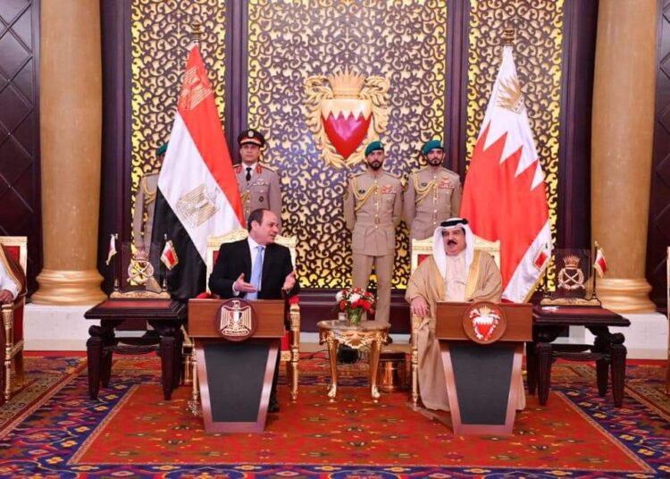 La visite du Président Abdel-Fattah Al-Sissi à Manama en photos