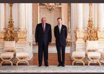 Choucri reçu par le Duc de Luxembourg