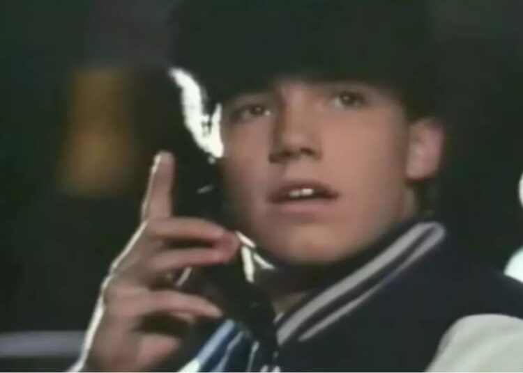Ben Affleck dans une publicité pour Burger King (1989) 