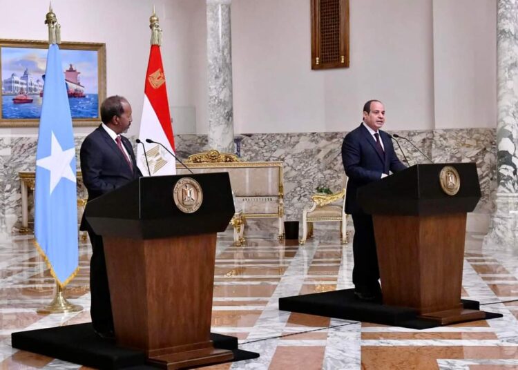 Al-Sissi accueille son homologue somalien au Caire (Photos)