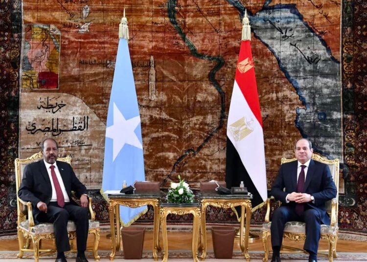 Al-Sissi accueille son homologue somalien au Caire (Photos)