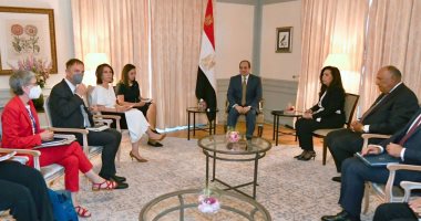 Le Président s’entretient avec la ministre allemande des AE 2 - Le Progrès Egyptien Le Président s’entretient avec la ministre allemande des AE 1 - Le Progrès Egyptien