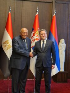 Choucri se réunit avec son homologue serbe 4 - Le Progrès Egyptien Choucri se réunit avec son homologue serbe 3 - Le Progrès Egyptien