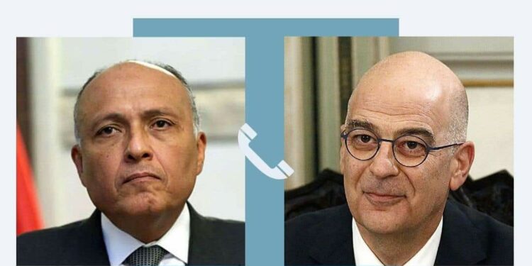 Choucri et Déndias examinent la coopération bilatérale 1 - Le Progrès Egyptien