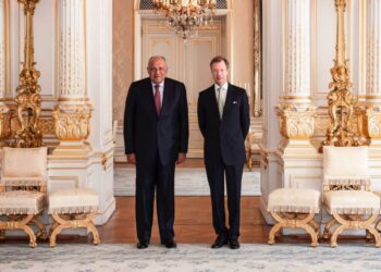 Choucri reçu par le Grand-Duc de Luxembourg