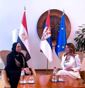 Gamea examine avec son homologue serbe la promotion des liens économiques 1 - Le Progrès Egyptien