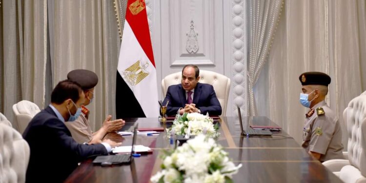 Al-Sissi fait le point sur un certain nombre de projets de service national 1 - Le Progrès Egyptien