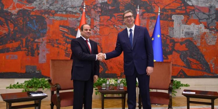 Le Président serbe remet à Al-Sissi la décoration de l'Ordre de la République 1 - Le Progrès Egyptien