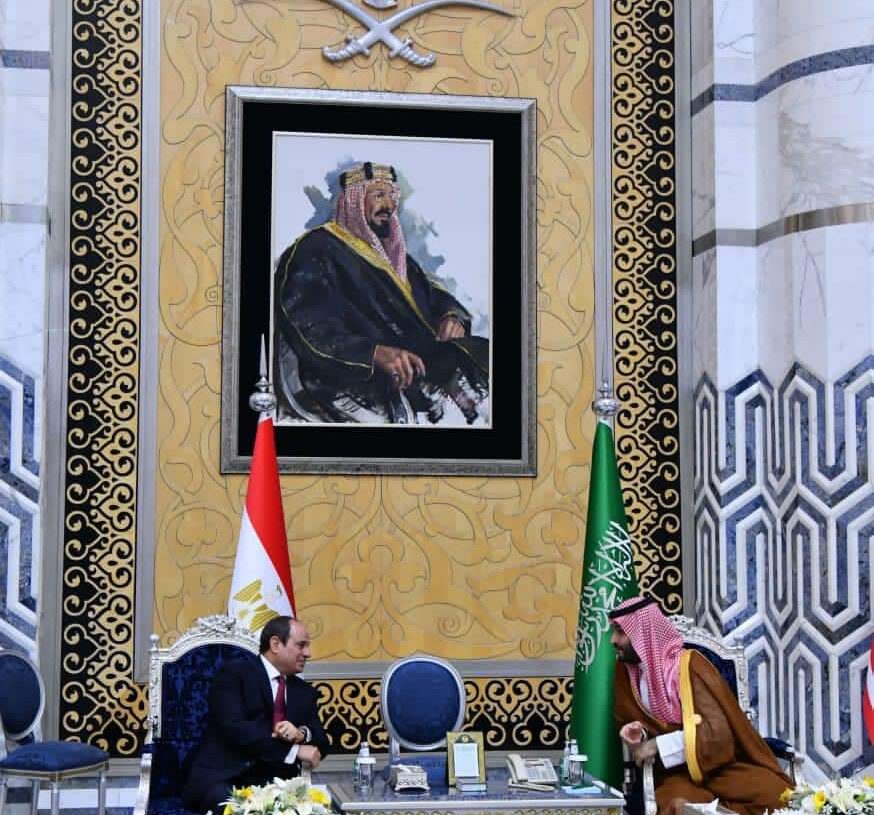 Le Prince héritier saoudien reçoit le Président Al-Sissi (Photos)