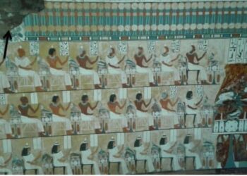 Restauration des tombes dans la nécropole des Nobles