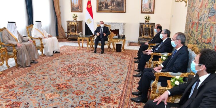Al-Sissi reçoit le ministre émirati de l'Industrie et des Technologies avancées 1 - Le Progrès Egyptien