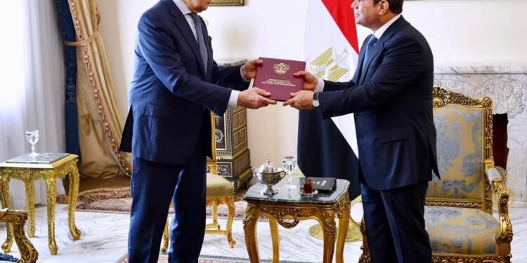 Al-Sissi reçoit le ministre russe des AE 1 - Le Progrès Egyptien