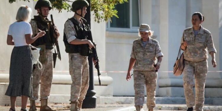 Ukraine : Attaque au drone contre le QG de la flotte russe à Sébastopol 2 - Le Progrès Egyptien Ukraine : Attaque au drone contre le QG de la flotte russe à Sébastopol 1 - Le Progrès Egyptien