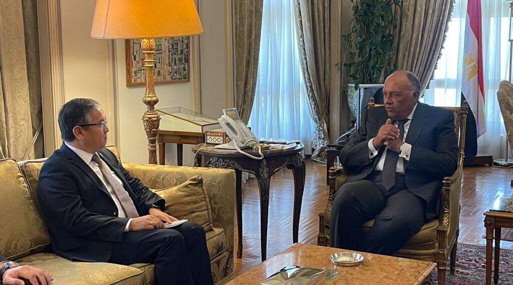 Choucri examine la CICA avec un haut responsable kazakh 1 - Le Progrès Egyptien