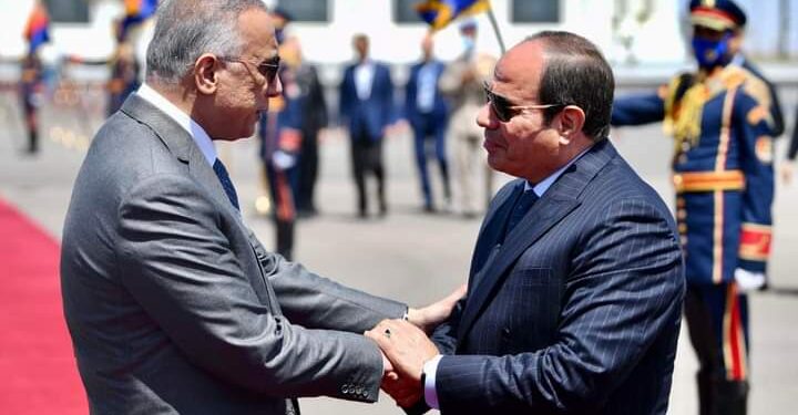 Al-Sissi fait ses adieux au PM irakien à l'aéroport d'Al-Alamein 1 - Le Progrès Egyptien