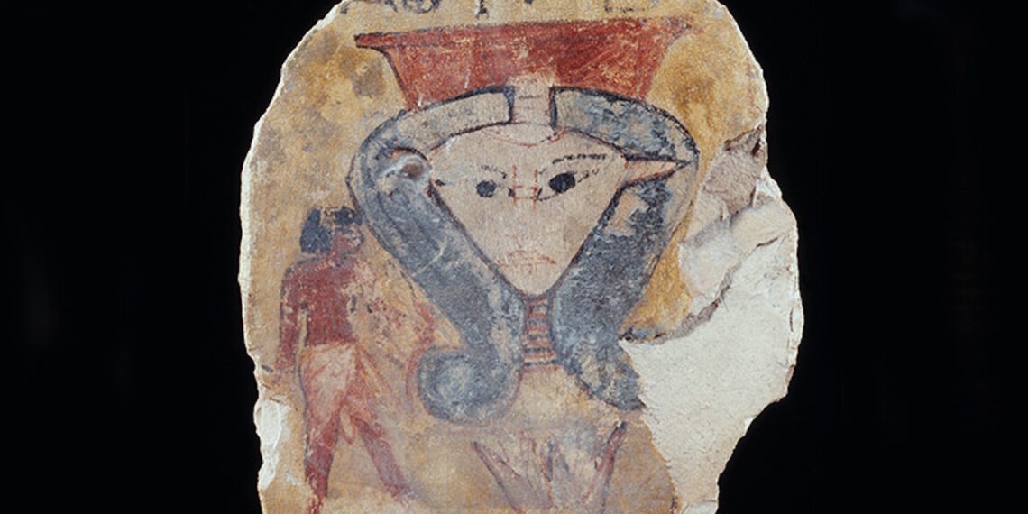 Ostracon de la déesse Hathor 2 - Le Progrès Egyptien Ostracon de la déesse Hathor 1 - Le Progrès Egyptien
