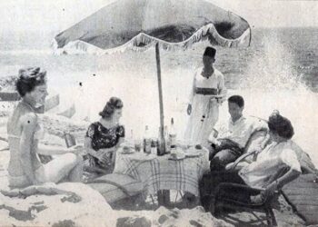 Une plage des années d’or