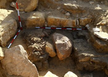 Découverte des vestiges d’un bâtiment de la 5ème dynastie